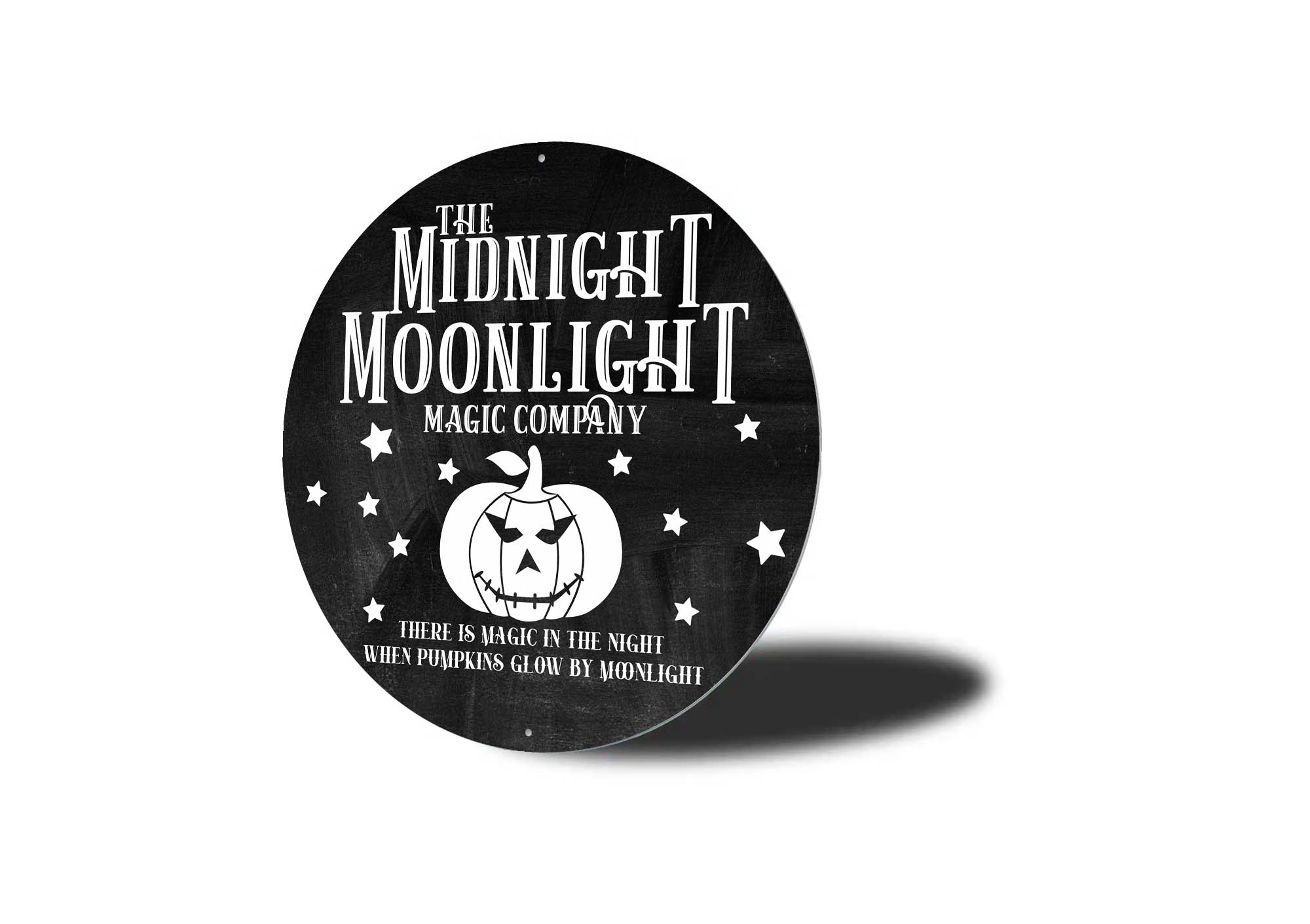 Midnight Moonlight Magic Halloween Sign