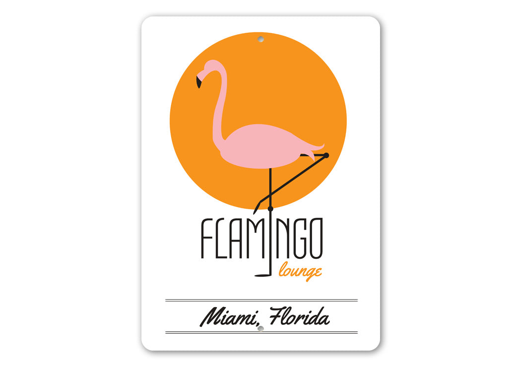 Flamingo Lounge Miami Florida Sign