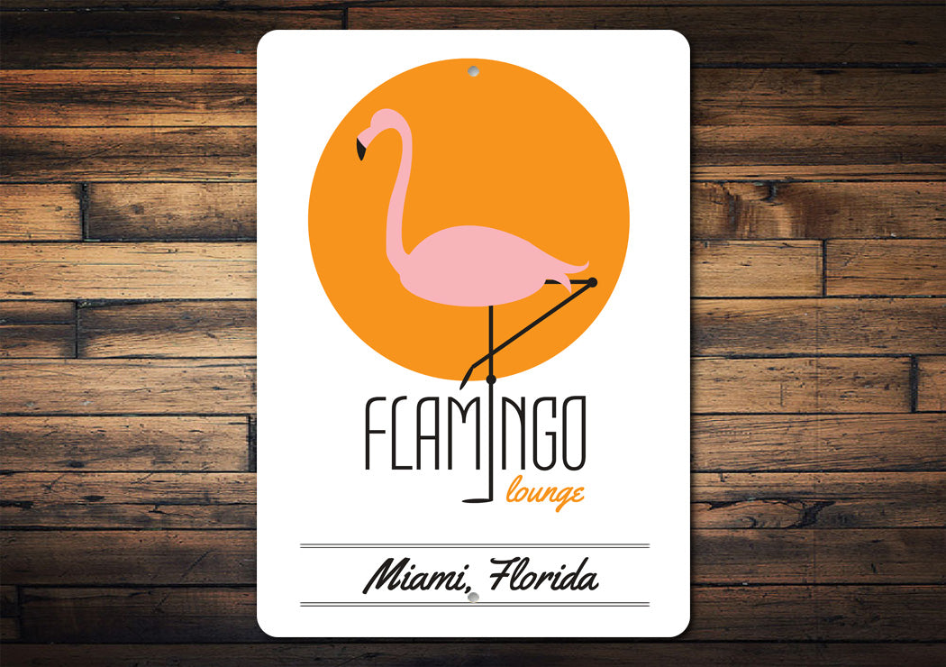 Flamingo Lounge Miami Florida Sign