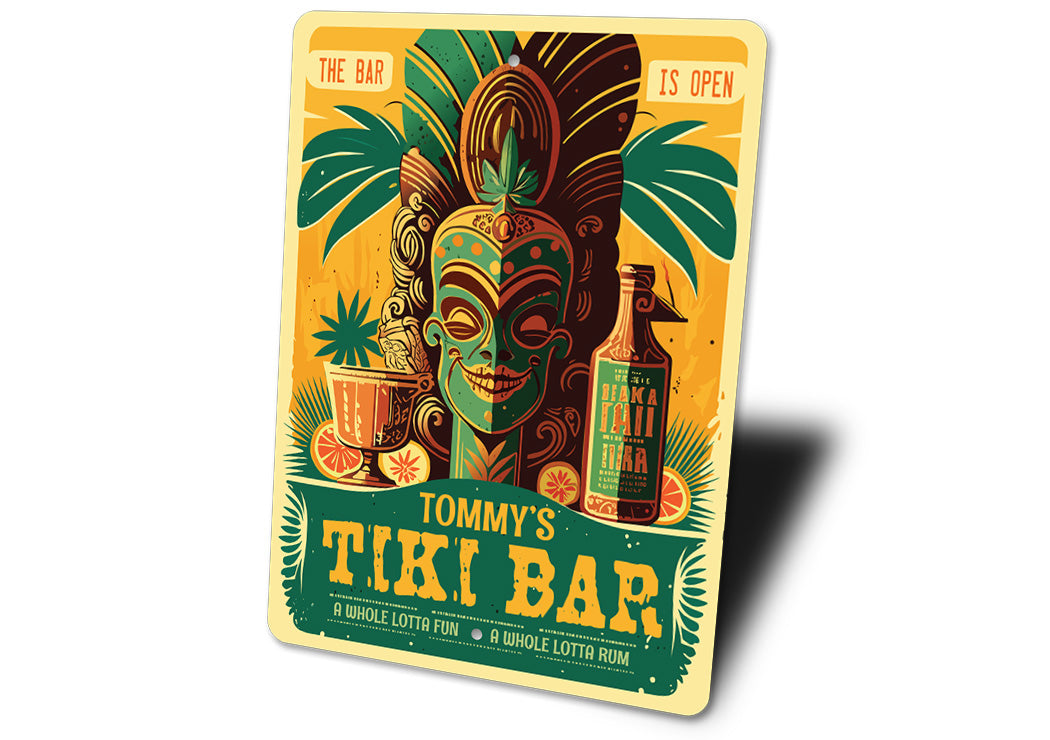 Lotta Fun Lotta Rum Tiki Bar Sign