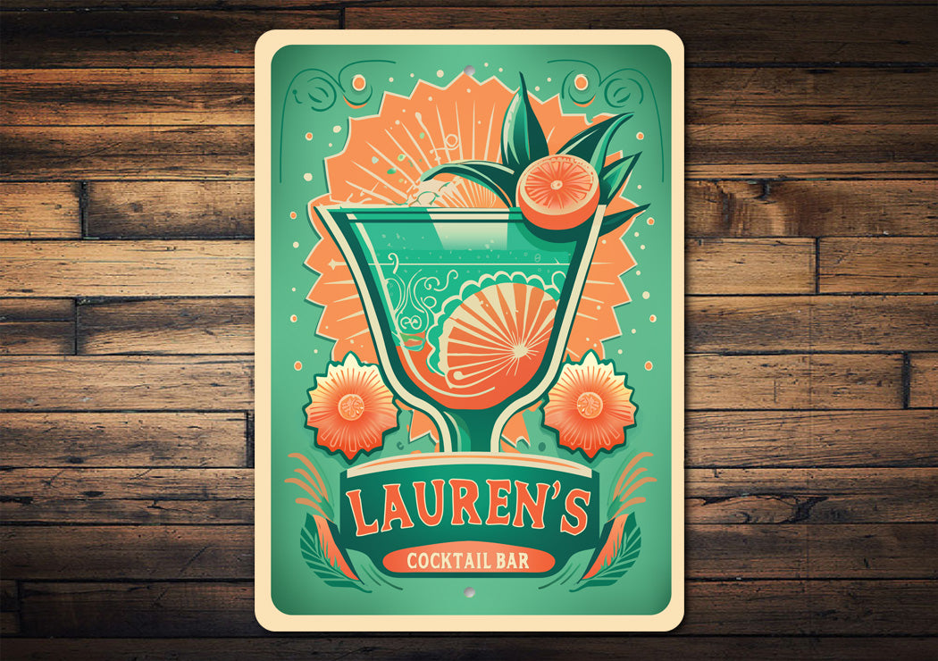 Custom Cocktail Bar Sign