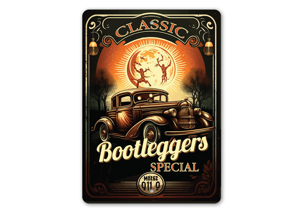 Classic Bootleggers Metal Sign