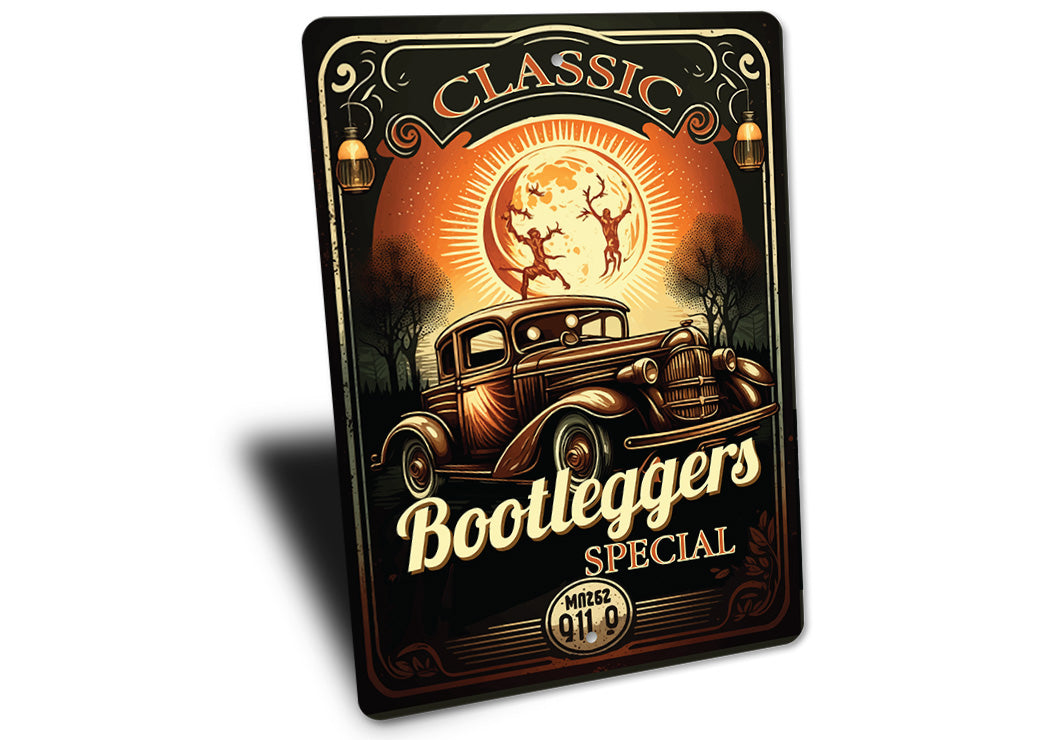 Classic Bootleggers Metal Sign