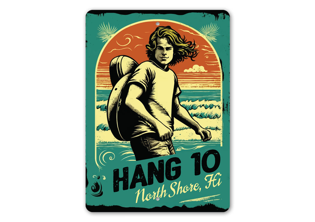 Hang Ten North Shore Sign