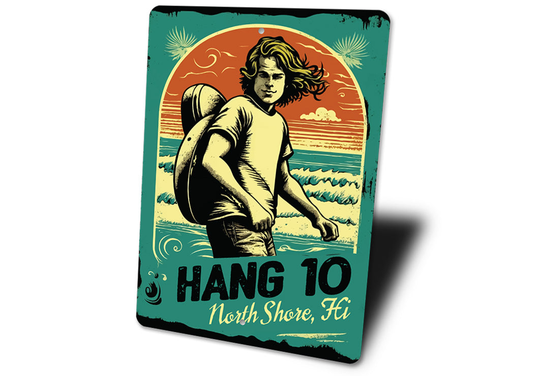 Hang Ten North Shore Sign