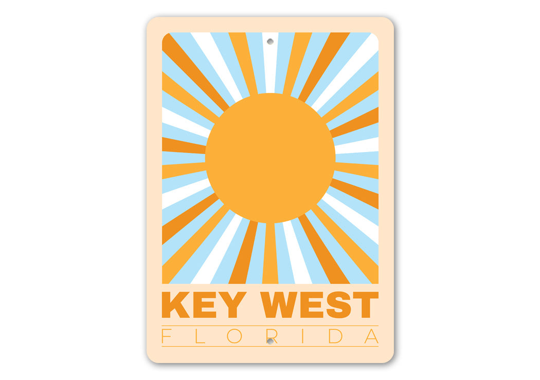 Key West Florida Starburst Sign