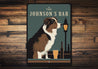 Australian Shepherd Home Bar Sign