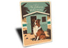 Australian Shepherd Beach House Sign