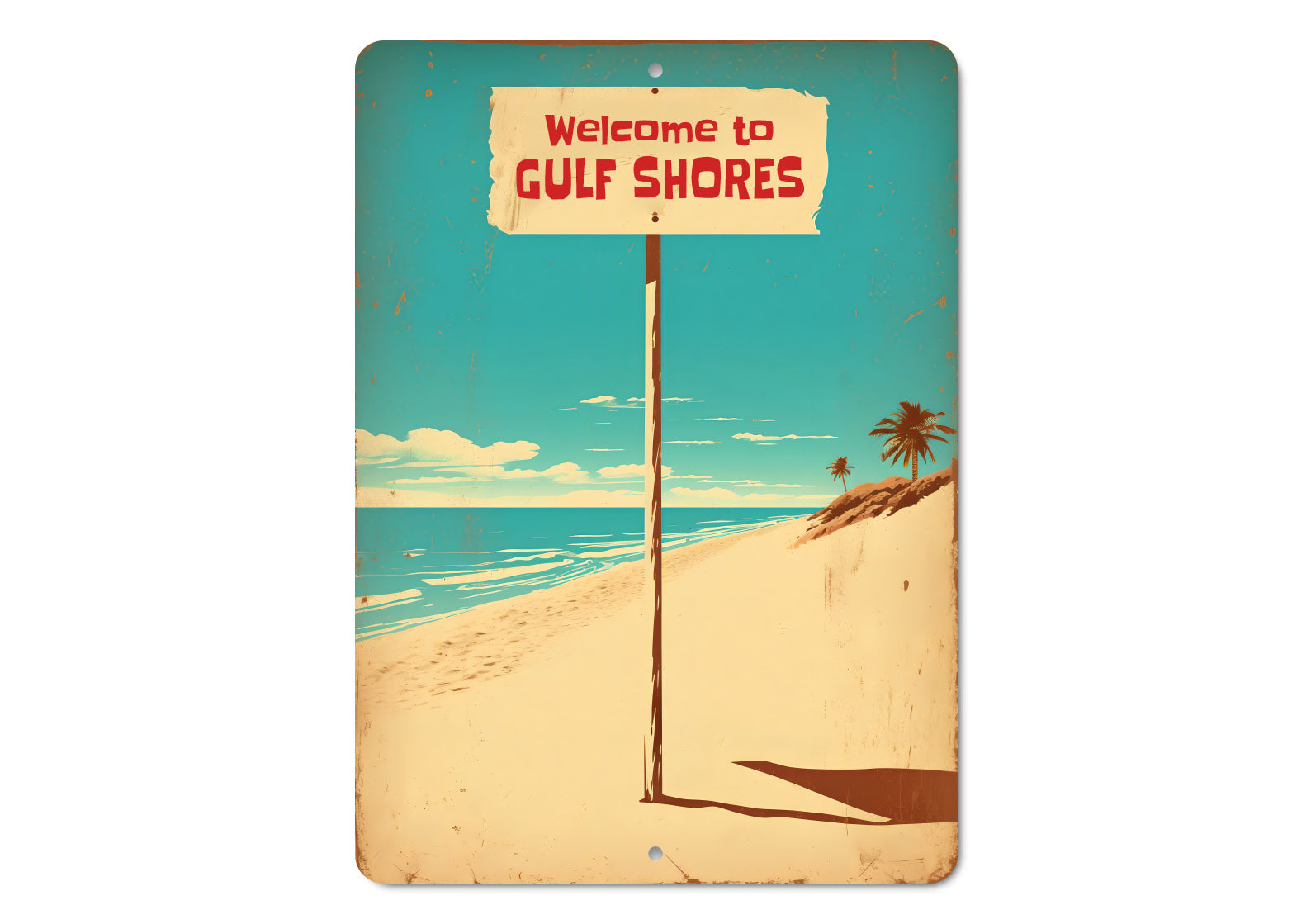 To Gulf Shores Sign Lizton Sign Shop