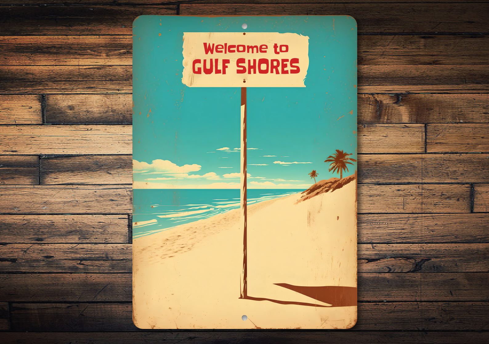 Welcome To Gulf Shores Sign