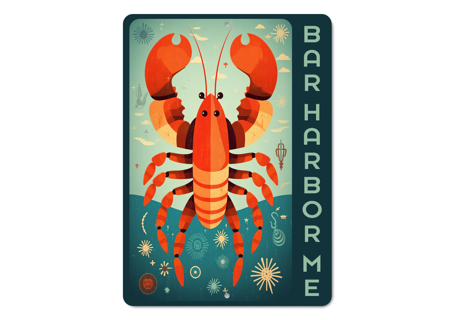 Bar Harbor Lobster Sign