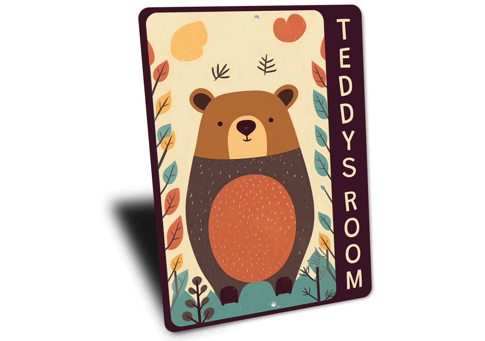 Teddy Bear Theme Kids Room Sign