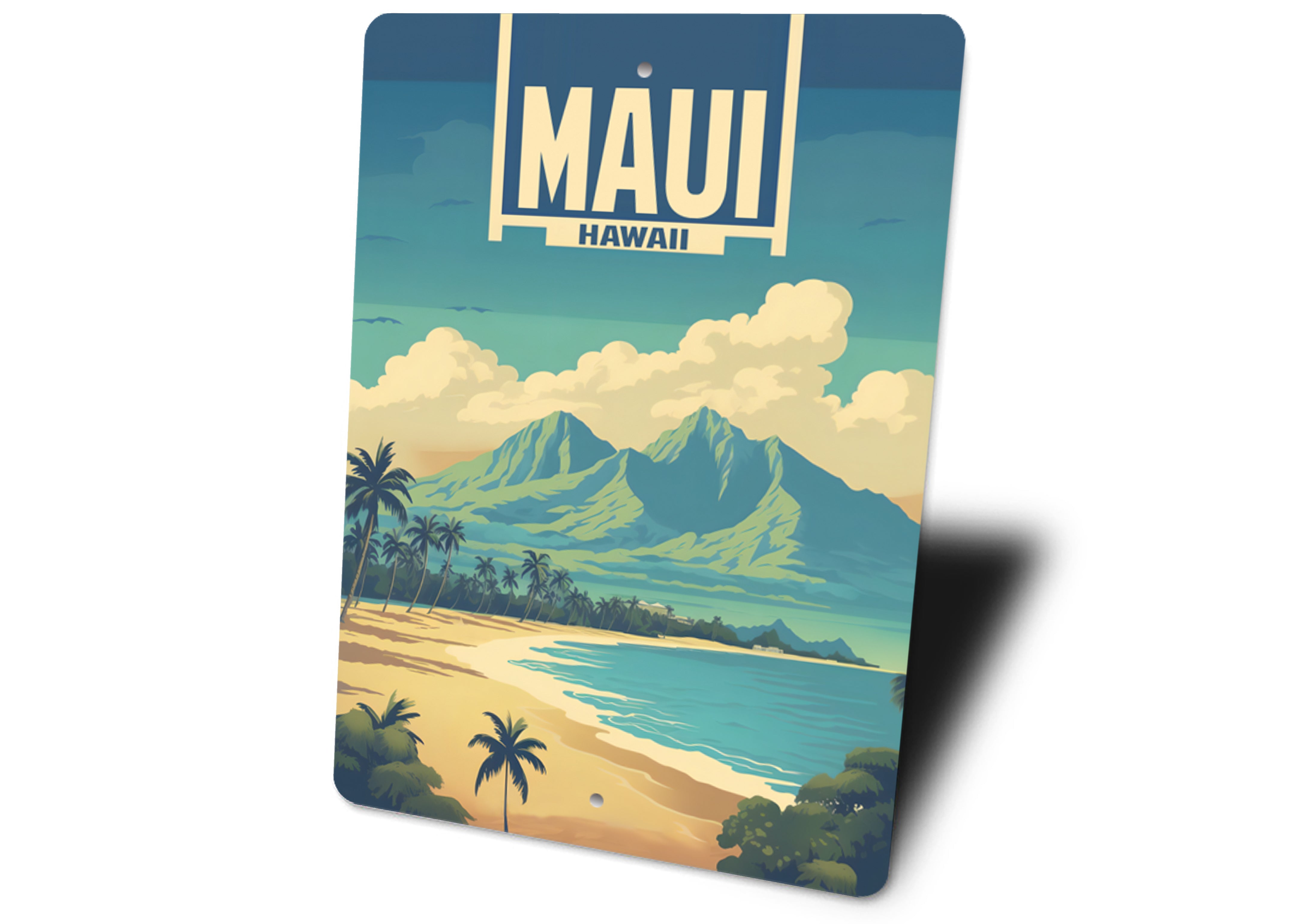 Maui Hawaii Beach Sign