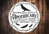 Raven Wing Apothecary Halloween Sign