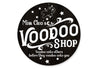 Voodoo Shop Round Halloween Sign