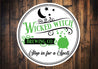 Wicked Witch Brewing Co Halloween Sign