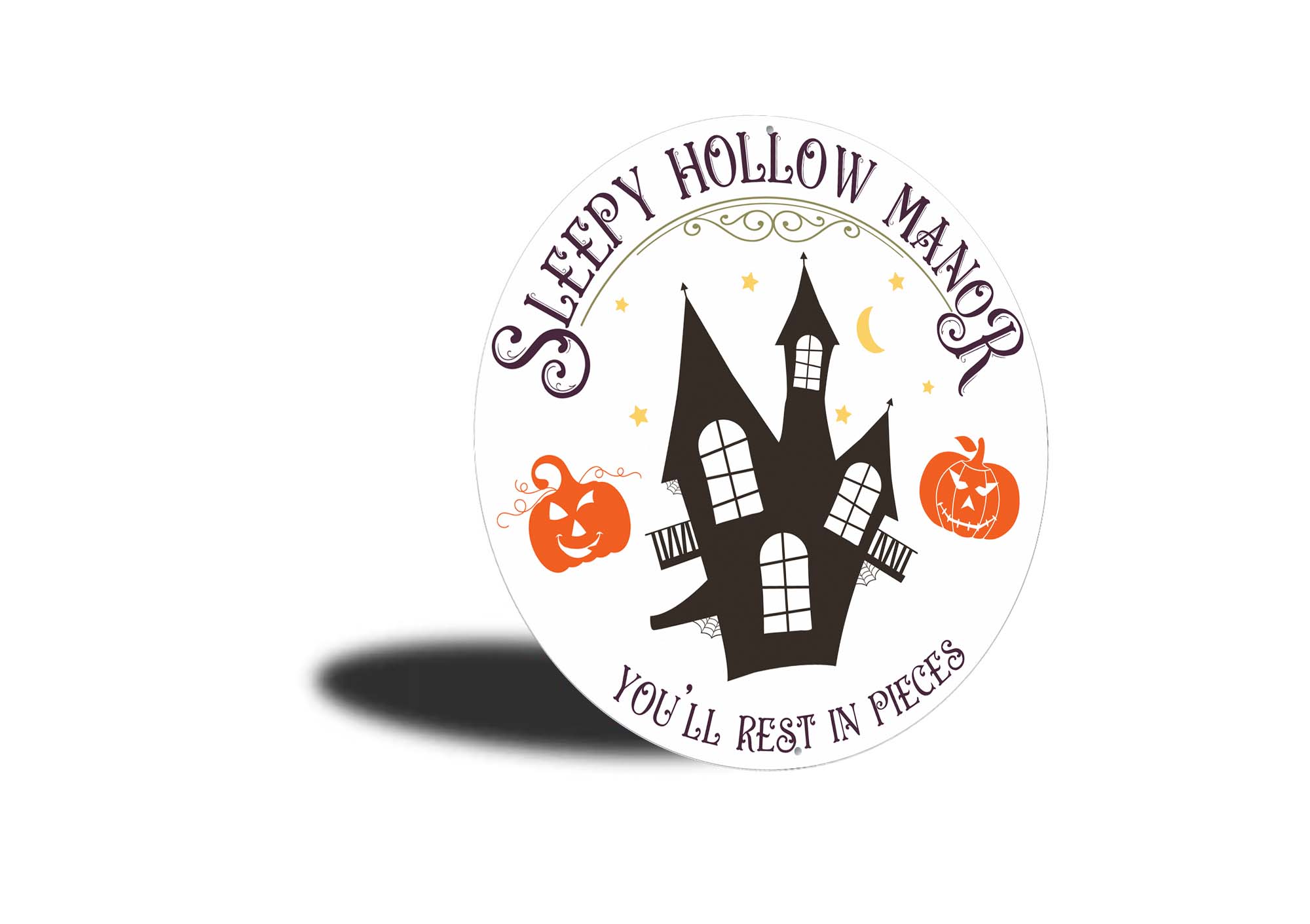 Sleepy Hollow Manor Halloween Sign