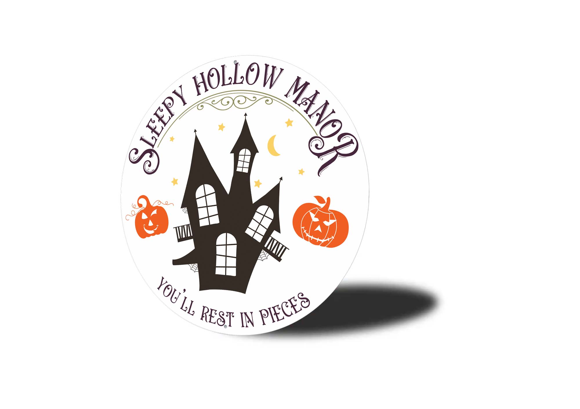 Sleepy Hollow Manor Halloween Sign