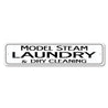 Model Steam Laundry Sign Aluminum Sign