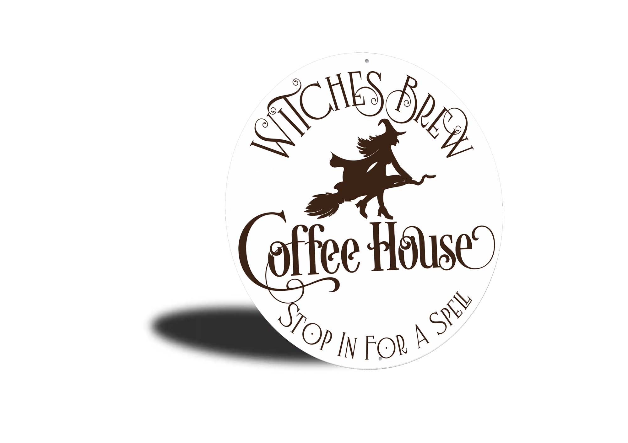 Witches Brew Coffee House Halloween Sign