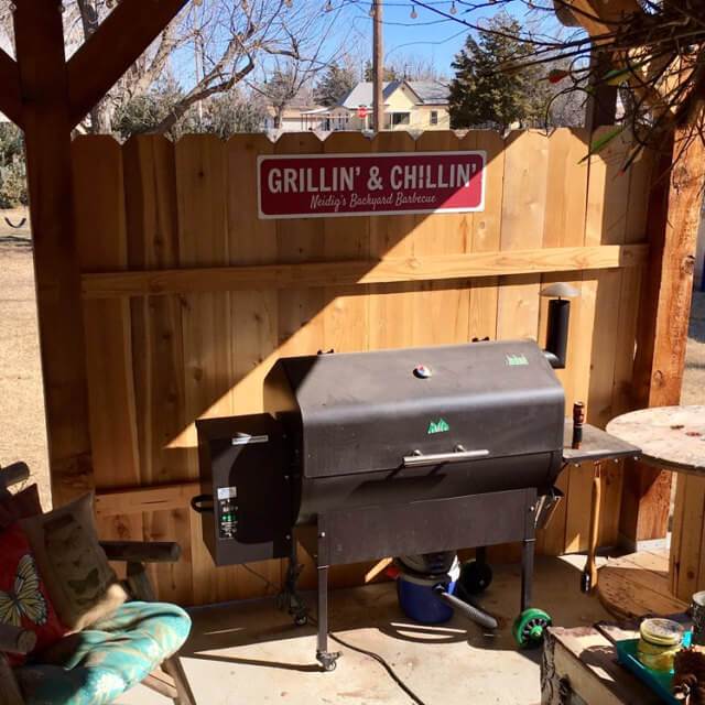 Grillin and Chillin Sign Aluminum Sign